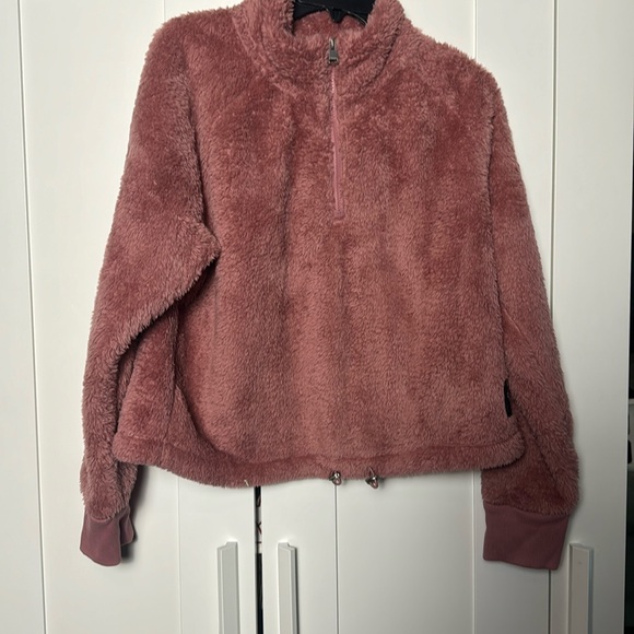 Calvin Klein Performance Tops - Calvin Klein Performance Sherpa quarter zip sweater SIZE XL